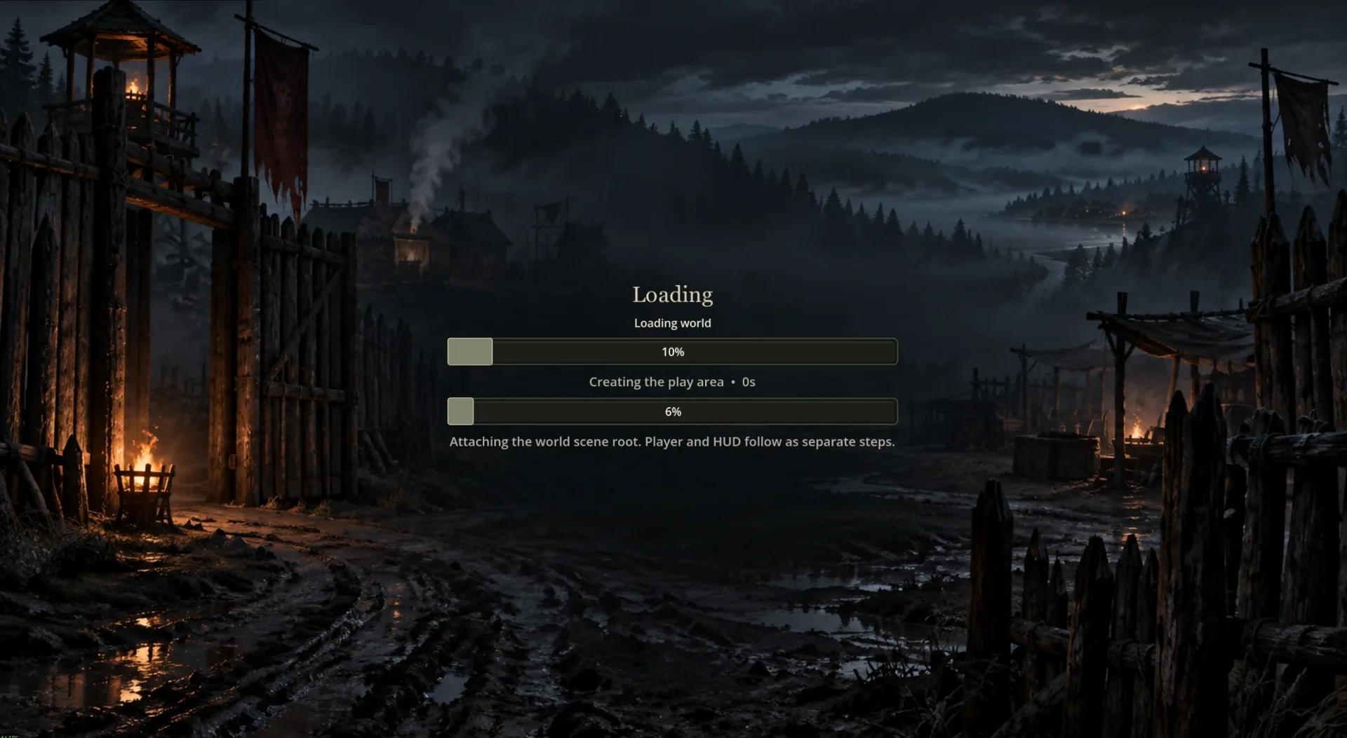 The loading screen