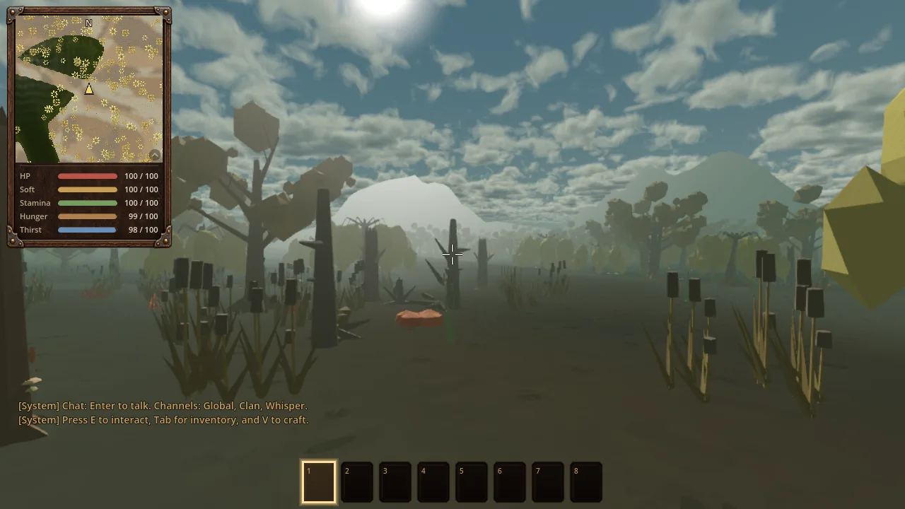 The swamp in autumn
