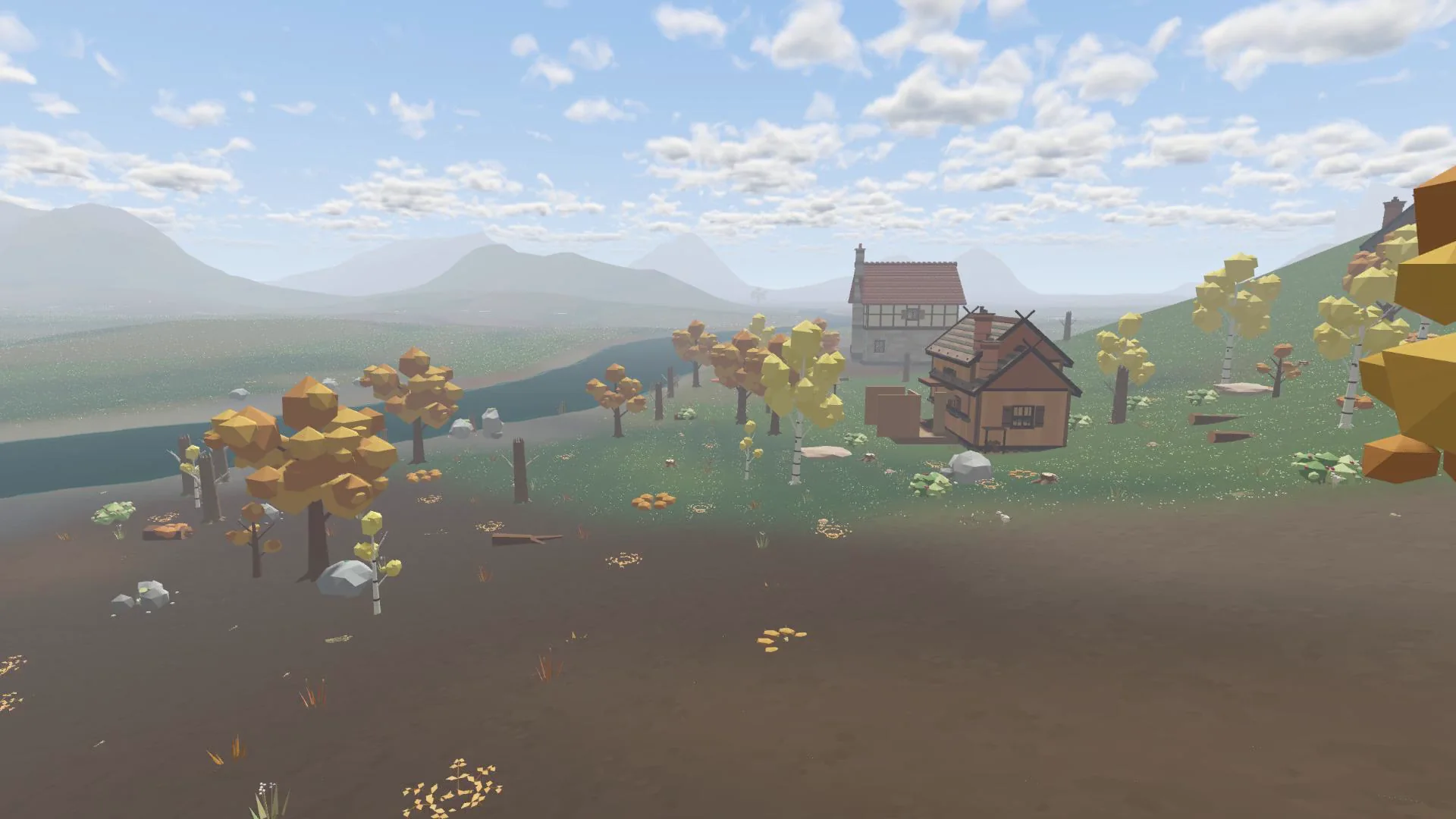 The village in autumn