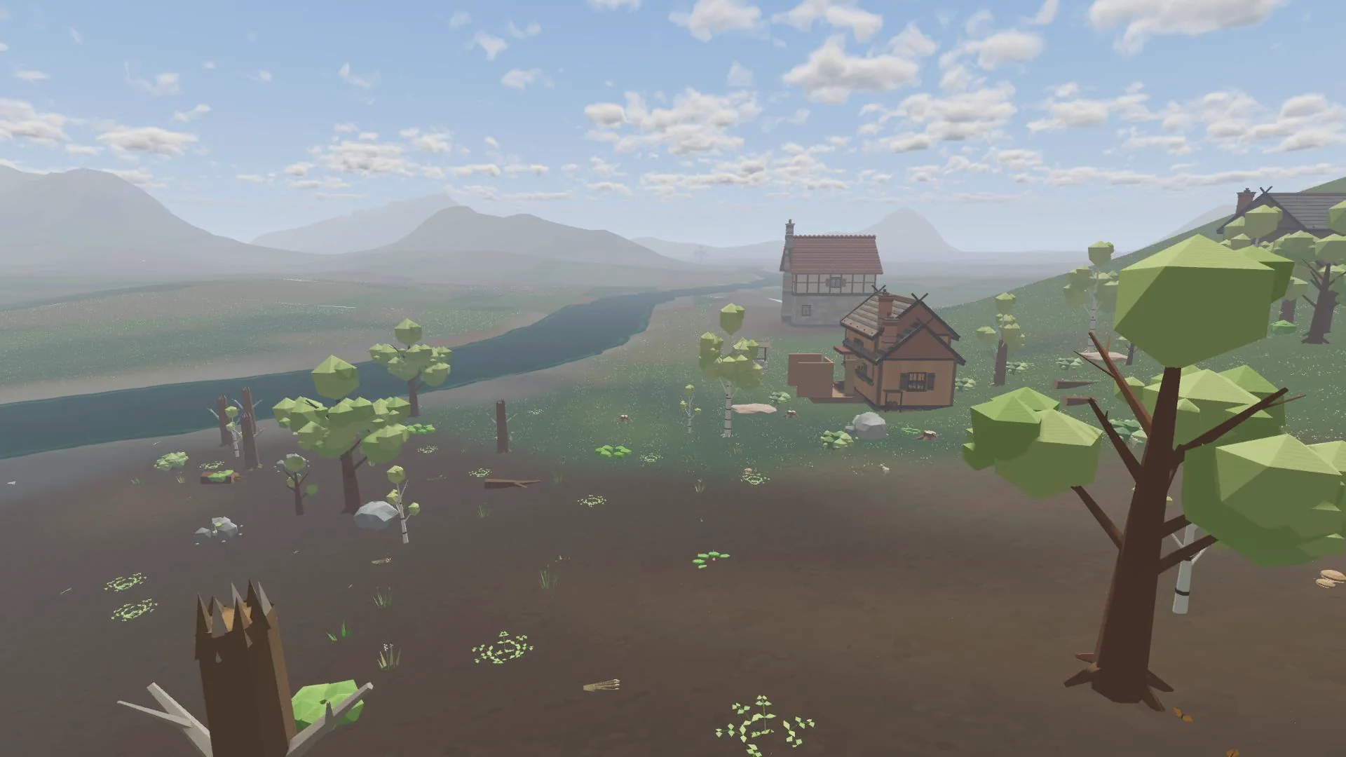 The village in spring