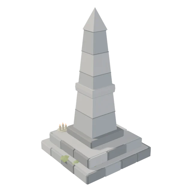 Placing a monument